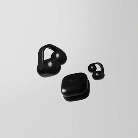 Sony LinkBuds Clip True Wireless Open Earbuds - Black