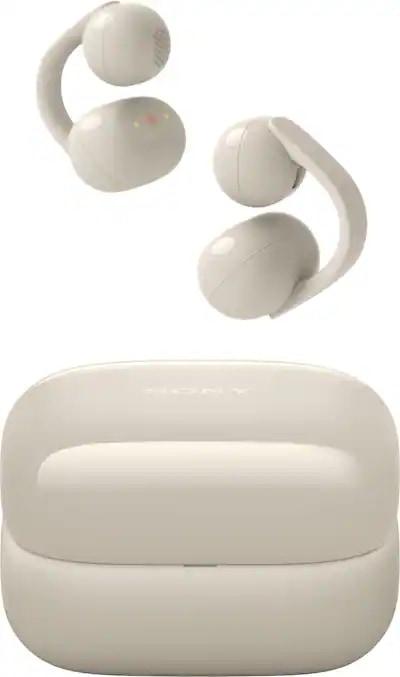Sony LinkBuds Clip True Wireless Open Earbuds - Cream