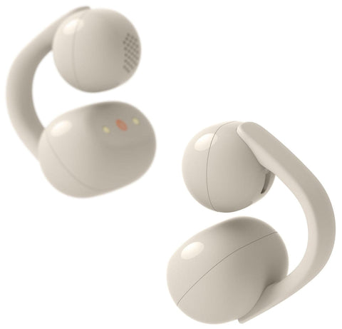 Sony LinkBuds Clip True Wireless Open Earbuds - Cream