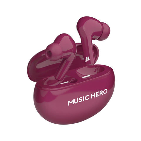 Music Hero X-BEAT True Wireless Earbuds - Purple