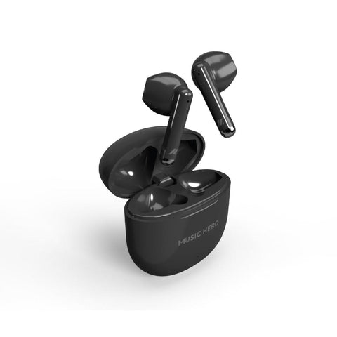 Music Hero NUBOX True Wireless Earbuds - Black