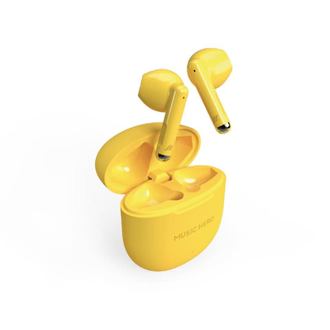 Music Hero NUBOX True Wireless Earbuds - Yellow