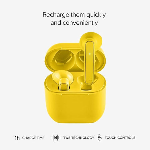 Music Hero NUBOX True Wireless Earbuds - Yellow
