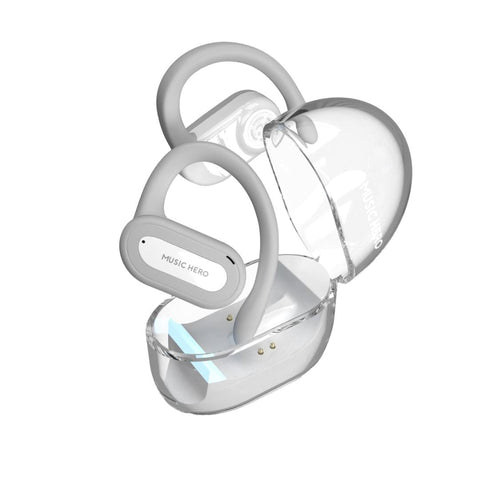Music Hero HYDRA Open Wireless Earbuds - White