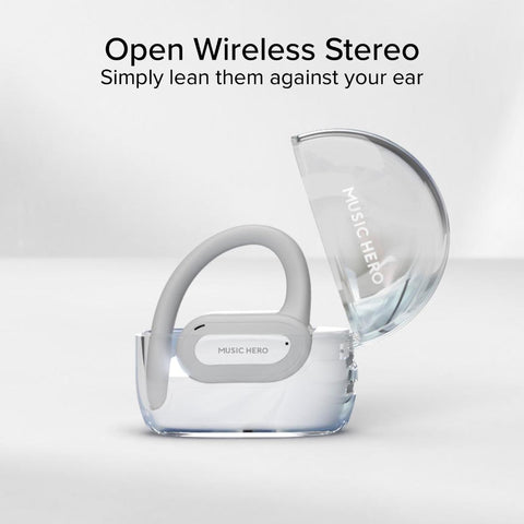 Music Hero HYDRA Open Wireless Earbuds - White