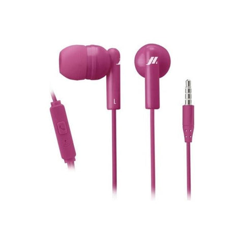 Music Hero TUNE SILKY 3.5mm Wired Earphones - Pink