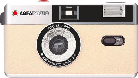 AgfaPhoto Reusable 35mm Film Camera - Cream