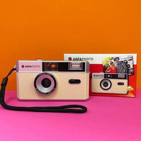 AgfaPhoto Reusable 35mm Film Camera - Cream