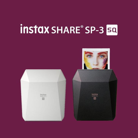 Fujifilm instax SHARE SP-3 Square Smartphone Printer - Black