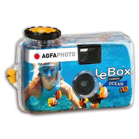 AgfaPhoto LeBox Ocean Waterproof Disposable Camera - 27 Exposures