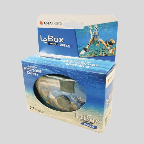 AgfaPhoto LeBox Ocean Waterproof Disposable Camera - 27 Exposures