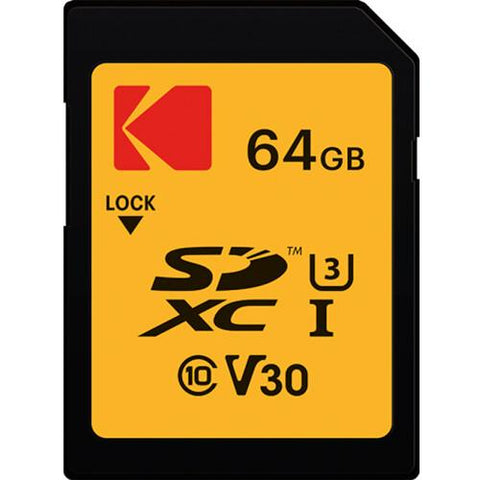 Kodak 64GB SD UHS-I U3 V30 Ultra