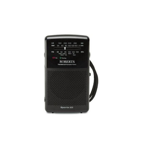 ROBERTS Sports925 3-Band Portable Analogue Radio - Black