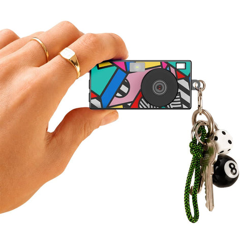 SNAP & GO KEYRING CAMERA - COLOUR SPLASH PRA437