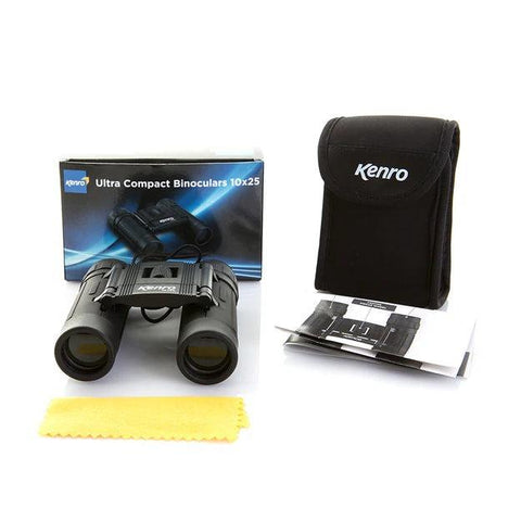 KENRO ULTRA COMPACT 10X25 BINOCULARS KNBL101 $