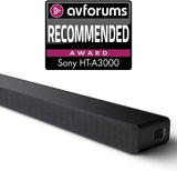 Sony 3.1ch Dolby Atmos®/ DTS:X® Soundbar | HT-A3000