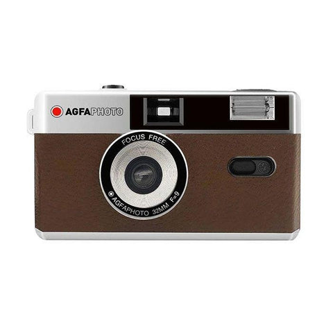 Agfa 35mm Reusable Film Camera (Brown) - Fotosound Jersey LTD.