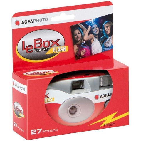 AgfaPhoto LeBox Flash Single Use Camera - Fotosound Jersey LTD.