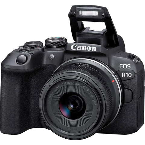 Canon EOS R10 Mirrorless Camera + RF - S 18 - 45mm F4.5 - 6.3 IS STM Lens - Fotosound Jersey LTD.