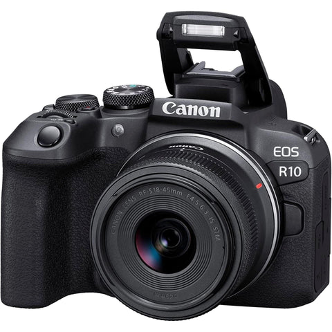 Canon EOS R10 Mirrorless Camera + RF-S 18-45mm F4.5-6.3 IS STM Lens - Fotosound Jersey LTD.
