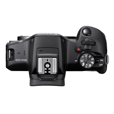 Canon EOS R100 Mirrorless Camera body - Fotosound Jersey LTD.