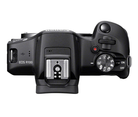 Canon EOS R100 Mirrorless Camera body - Fotosound Jersey LTD.