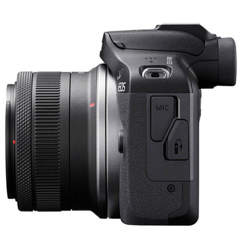 Canon EOS R100 Mirrorless Camera with 18-45 and 75-300mm lenses - Fotosound Jersey LTD.
