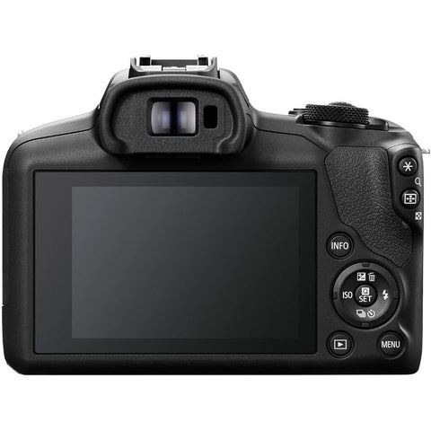 Canon EOS R100 Mirrorless Camera with 18-45mm lens - Fotosound Jersey LTD.