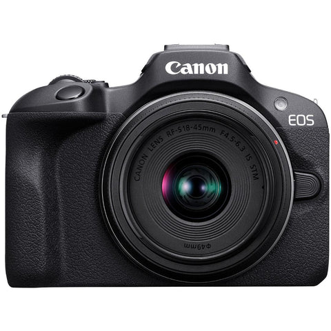Canon EOS R100 Mirrorless Camera with 18-45mm lens - Fotosound Jersey LTD.