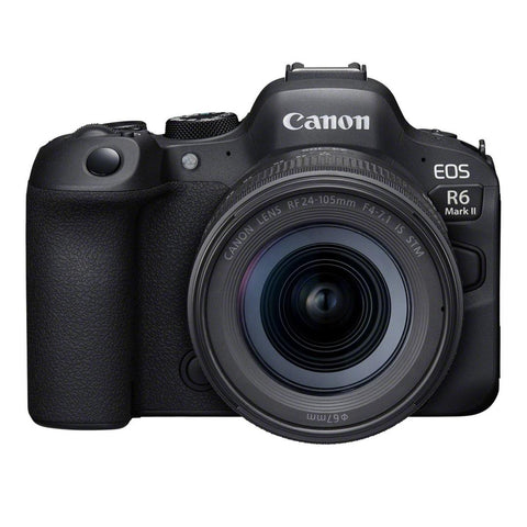 Canon EOS R6 Mark II Mirrorless Camera with RF 24 - 105mm f4 - 7.1 IS STM lens - Fotosound Jersey LTD.