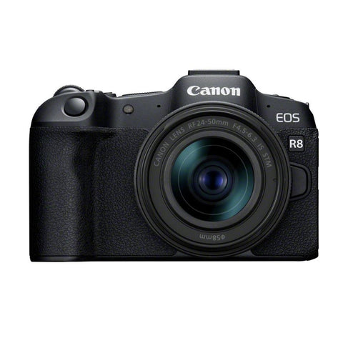 Canon EOS R8 Mirrorless Camera with RF 24-50 lens - Fotosound Jersey LTD.