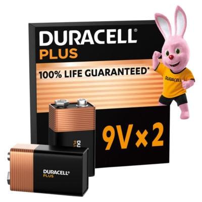 Duracell Plus 9V 2 Pack MN1604 - Fotosound