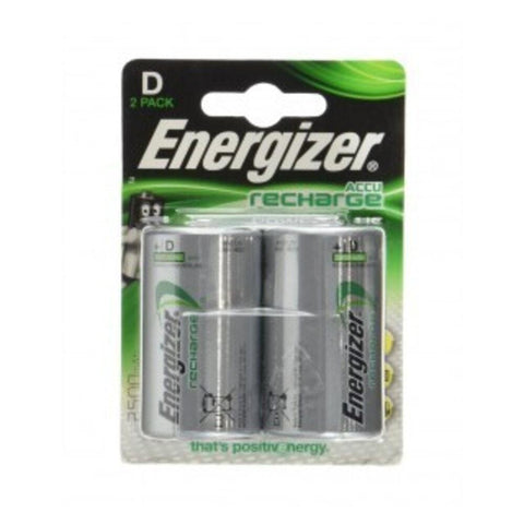 Energizer Rechargable Batteries D x 2 - Fotosound