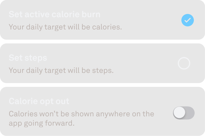 Personalized Activity Goals