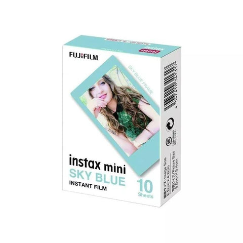 Fujifilm Instax Mini Film Frame 10 Pack - Sky Blue - Fotosound