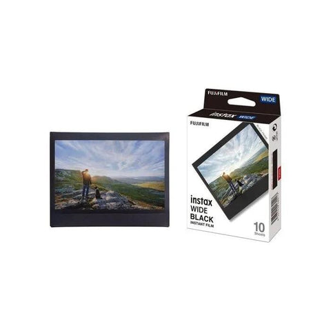 Fujifilm Instax Wide Format Black Frame Film - Fotosound Jersey LTD.
