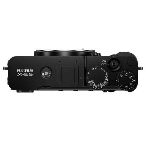 Fujifilm X-E5 Mirrorless Camera, Black - Fotosound Jersey LTD.