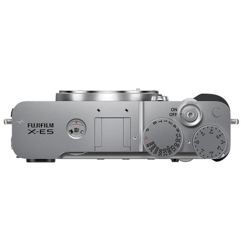 Fujifilm X - E5 Mirrorless Camera, Silver - Fotosound Jersey LTD.