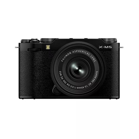 Fujifilm X - M5 & XC 15 - 45mm F3.5 - 5.6 OIS PZ Lens - Black - Fotosound Jersey LTD.