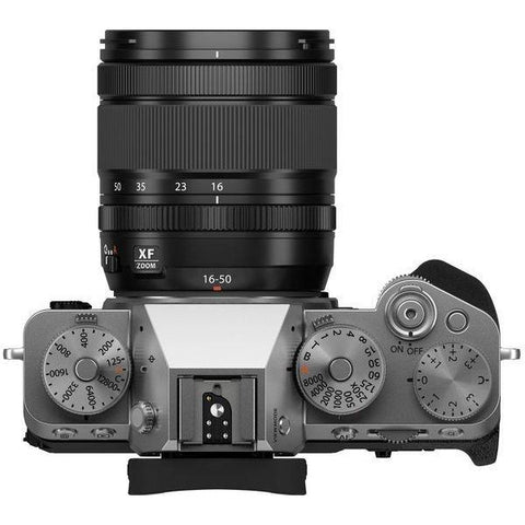 FUJIFILM X-T5 Mirrorless Camera with FUJINON XF 16-50 mm f/2.8-4 R LM WR Lens - Silver - Fotosound