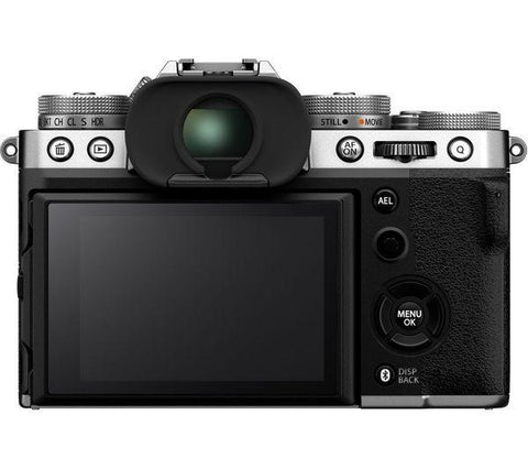 FUJIFILM X-T5 Mirrorless Camera with FUJINON XF 16-50 mm f/2.8-4 R LM WR Lens - Silver - Fotosound Jersey LTD.