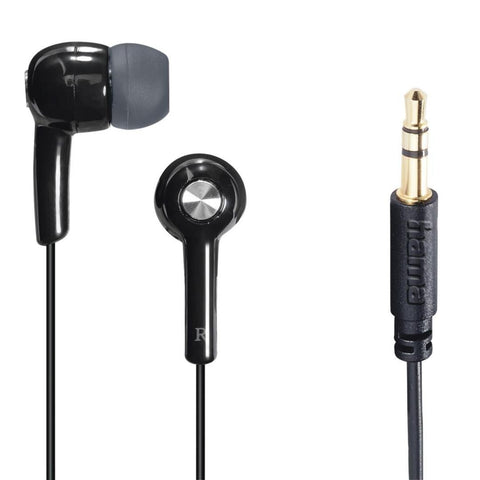 HAMA Gloss Headphones Wired Headphones - Black - Fotosound Jersey LTD.