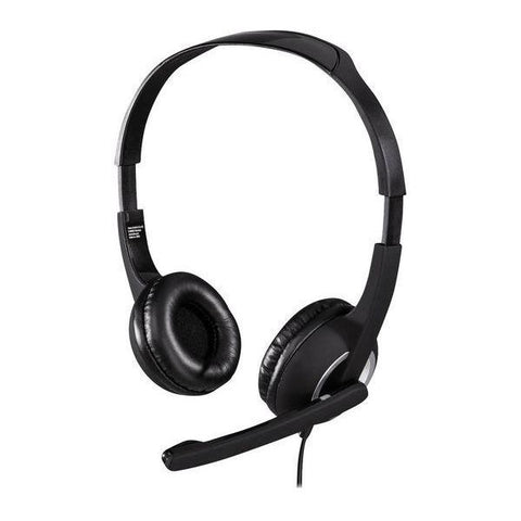 HAMA HS - P150 Headset - Black & Silver - Fotosound Jersey LTD.