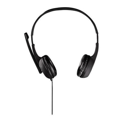 HAMA HS - P150 Headset - Black & Silver - Fotosound Jersey LTD.