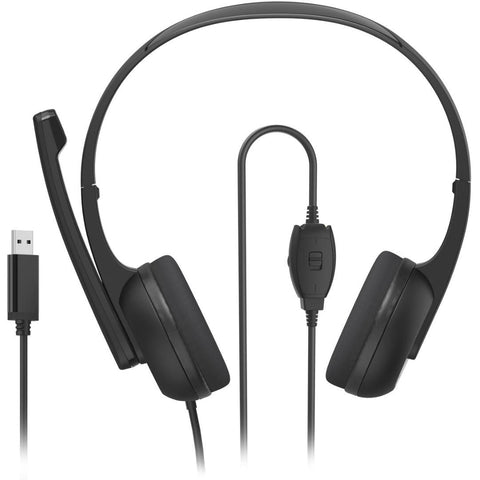 HAMA HS - USB250 Headset - Black - Fotosound Jersey LTD.