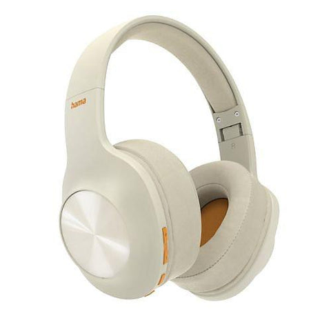 HAMA Spirit Calypso Foldable Bluetooth Headphones - Beige - Fotosound Jersey LTD.