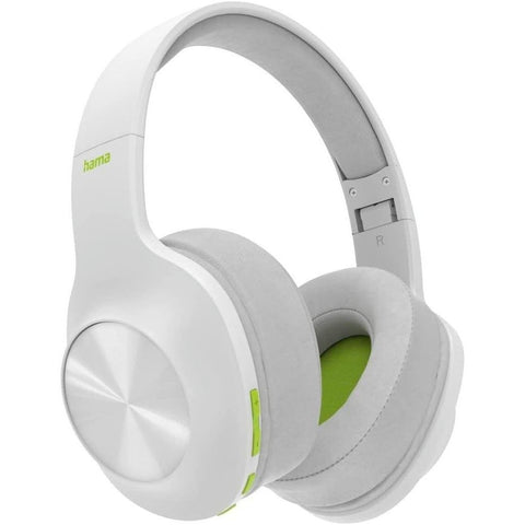 HAMA Spirit Calypso Foldable Bluetooth Headphones - White - Fotosound Jersey LTD.