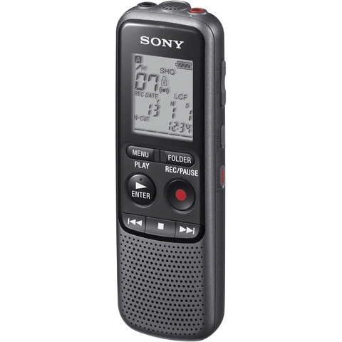ICD - PX240 MP3 Mono Digital Voice Recorder with 4 GB Internal Memory and Long Battery Life - Fotosound Jersey LTD.