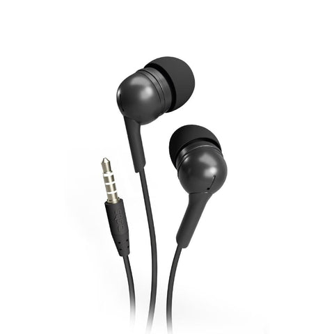 In-ear stereo earset Studio Mix 10, jack 3,5 mm with microphone and answer button - Black - Fotosound