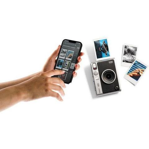 INSTAX mini Evo Digital Instant Camera - Black - Fotosound Jersey LTD.
